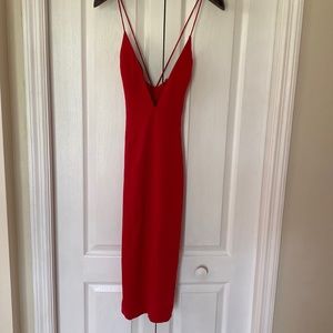 Jay Godfrey size 6 sexy red dress